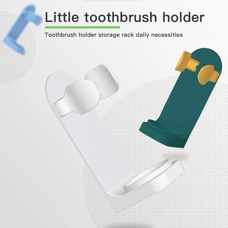 Electric Toothbrush Holder Wall Mount 2Pcs Elastic Hold Protect Toothbrush Handle