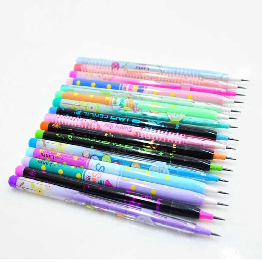 

4pcs/set Colorful Non-sharpening Pencils Cute Cartoon Students Writing Pens School Stationery Pencil for Kids Office Supplies