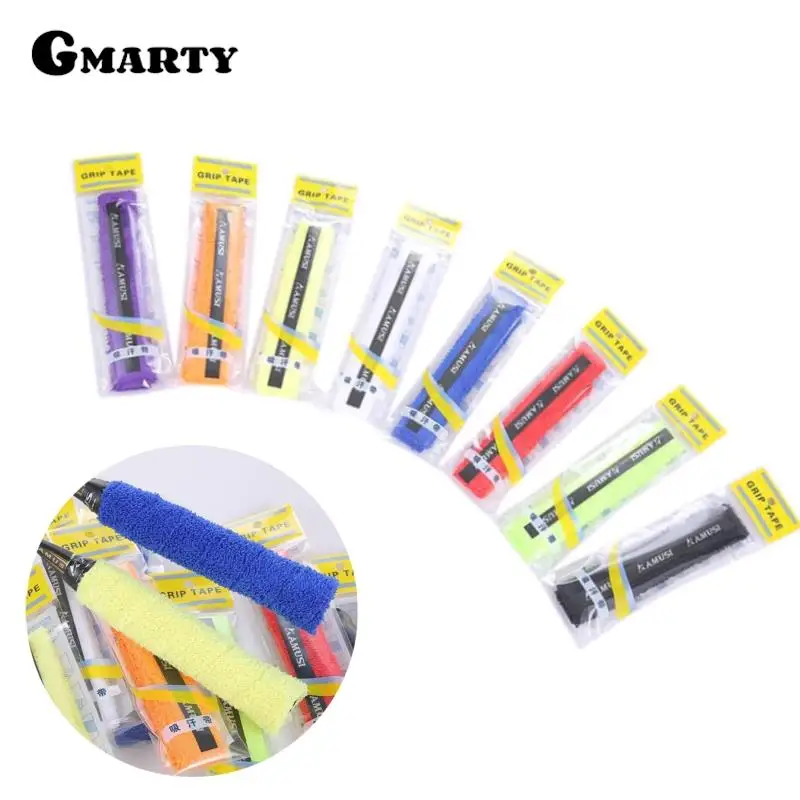 

1Pc Badminton Racket Long Hair Microfiber Towel Tape Sweat Absorbing Anti-slip Thick Towel Grip Badminton Accessories