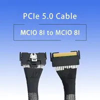PCIe5.0 ความเร็วสูง SAS MCIO 8i ถึง MCIO 8i สาย 26 ซม./50 ซม./80 ซม. 3