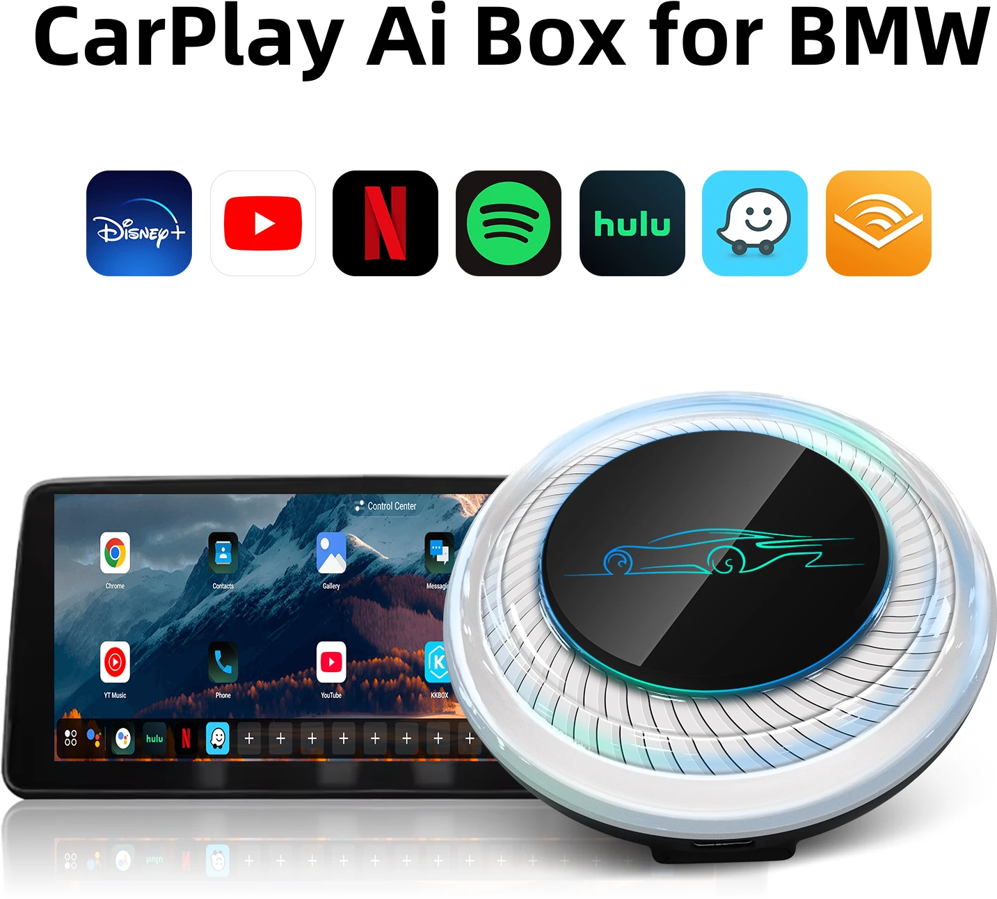 Android 13 Wireless AI Box for BMW or Other Car with Wireless