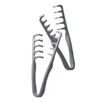 Peignes à racines moelleuses, faciles à nettoyer, outil de soins capillaires léger, volumateur bouclé, peigne de naissance des cheveux Portable 2