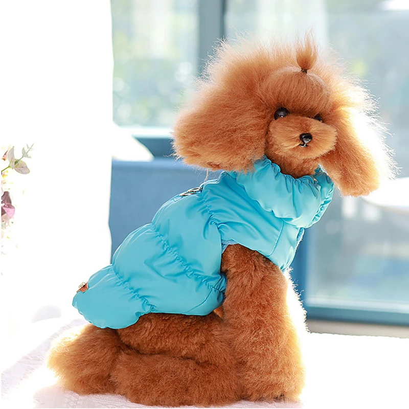 Soft Warm Dog Turtleneck Coat for Small Medium Dog Clothes Puppy