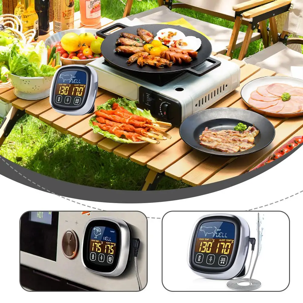 Description Picture 5 of itemTouchscreen Instant Read Food Thermometer,Stainless Waterproof Meat Temperature,Digital Meat Cooking BBQ Temperature Meter