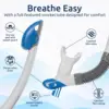 20474-491933.jpg Complete Snorkeling Set: Tempered Glass Scuba Diving Mask with Panoramic Wide View, Snorkel, Fins, and Mesh Gear Bag