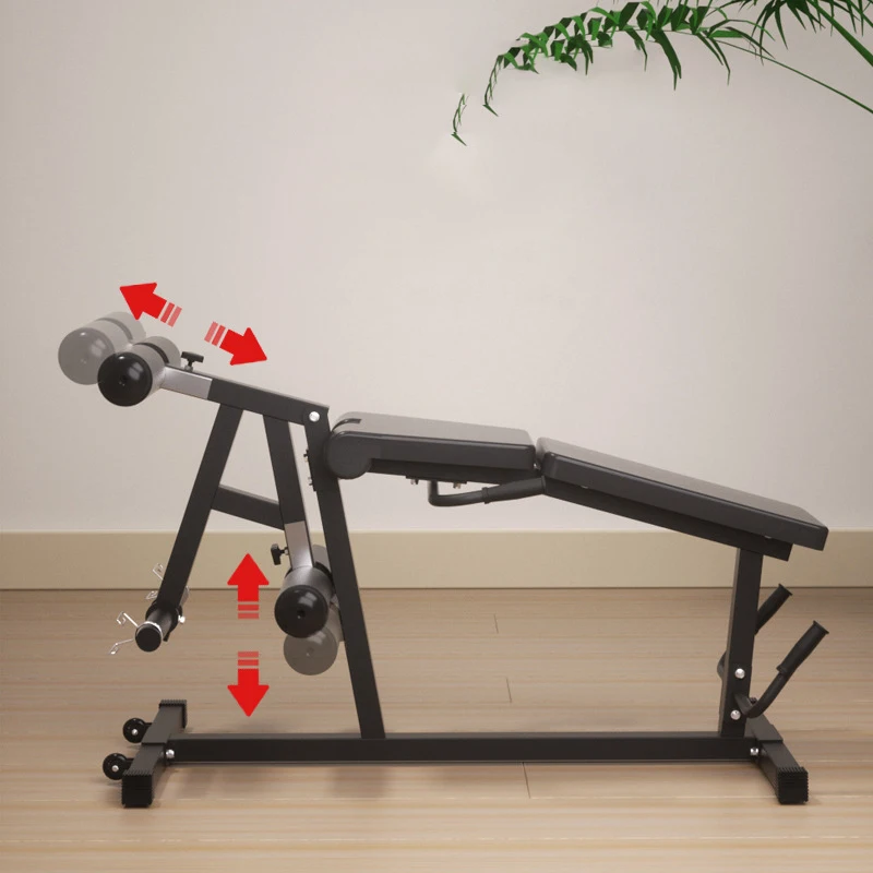 Home Fitness Equipment Adjustable Sit Up Bench Strength Training Multifunctional Foldable Abdominal Bench