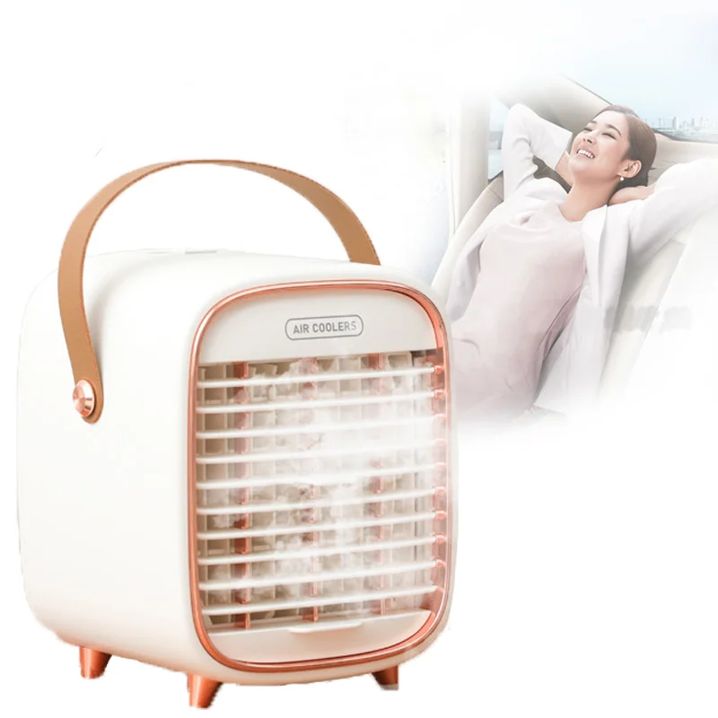 Portable Air Conditioner Car Air Cooler Fan Water Cooling Fan Mobile Type-C Car Electrical Conditioning For Home Office Cars