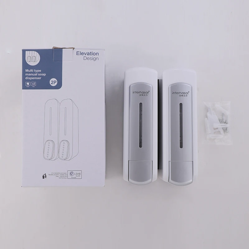 Soap Dispenser 1050ml Single/Double/Triple Wall Shower Bath Shampoo Gel Dispenser Bathroom Liquid Container