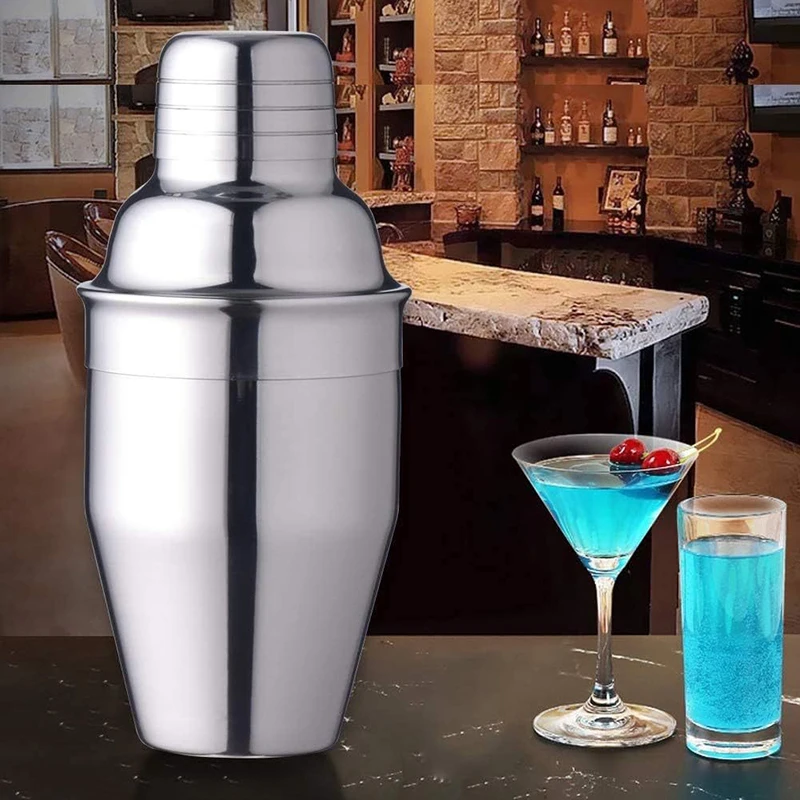 Stainless Steel Cocktail Shaker - Premium Party Bar Tool