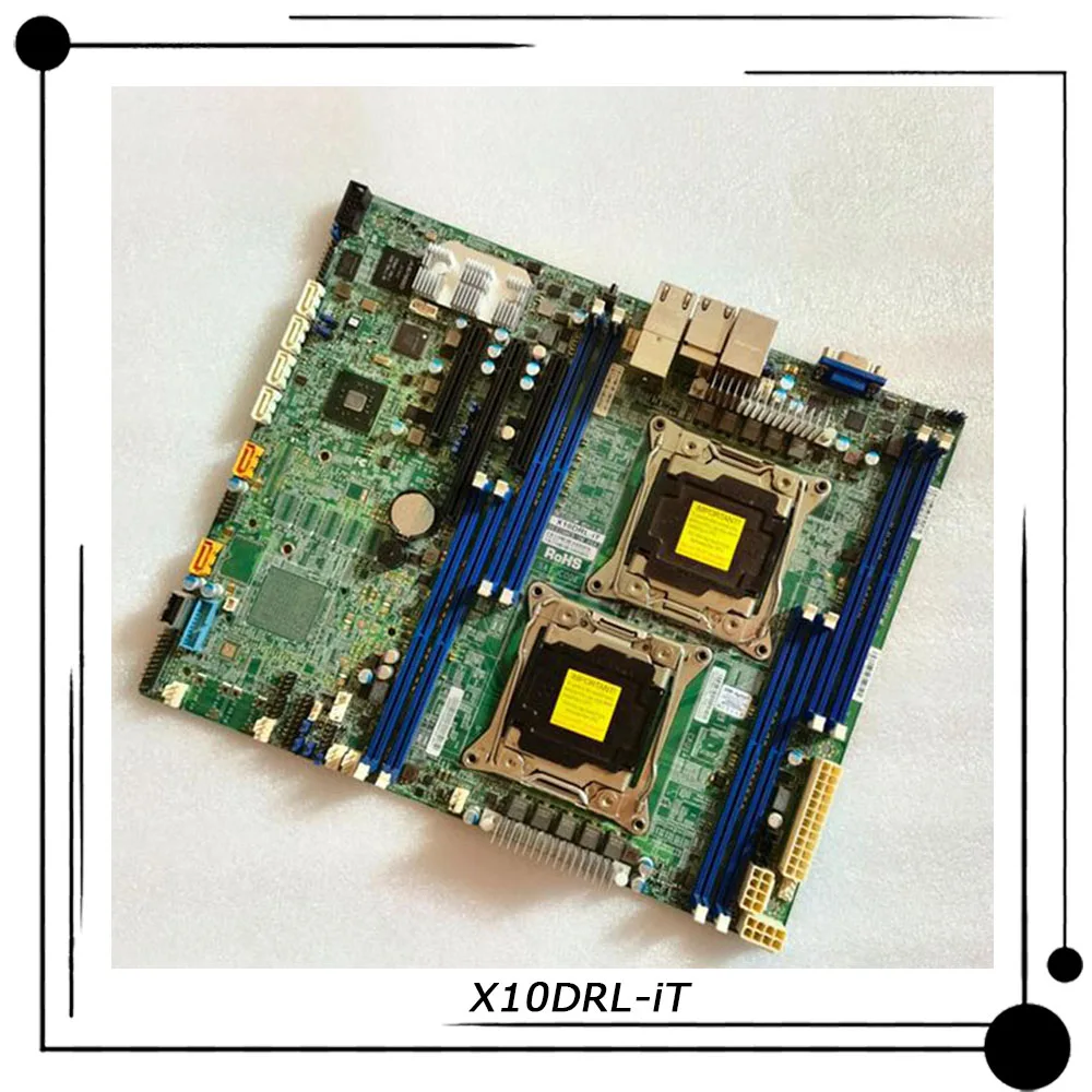 

X10DRL-iT For Supermicro Two-way Server ATX Motherboard 2011 Intel C612 Xeon E5-2600 v3/v4 Family DDR4 100% Tested Fast Ship