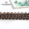 Genuine Natural Smoky Quartz Round Smooth Clear Crystal Beads Loose Spacer Bead For Jewelry Making Bracelet Necklace Accessory 2