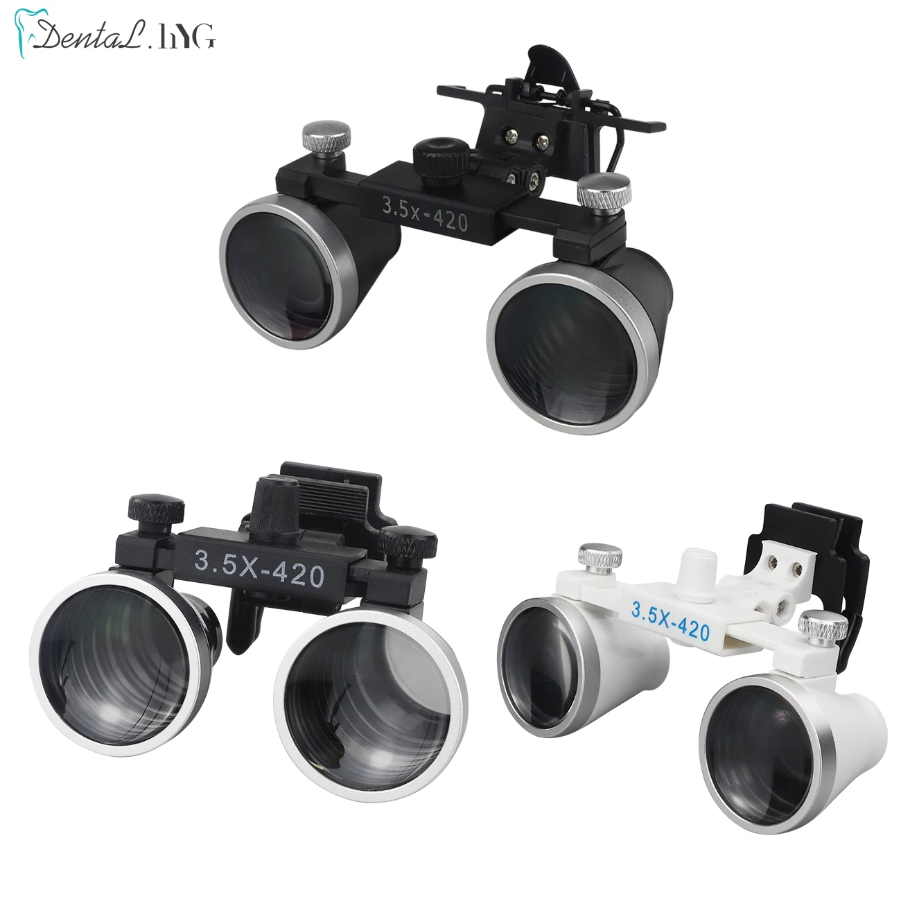 2.5X 3.5X Dental Loupes Dentist Binocular Magnifier Pupil Adjustable