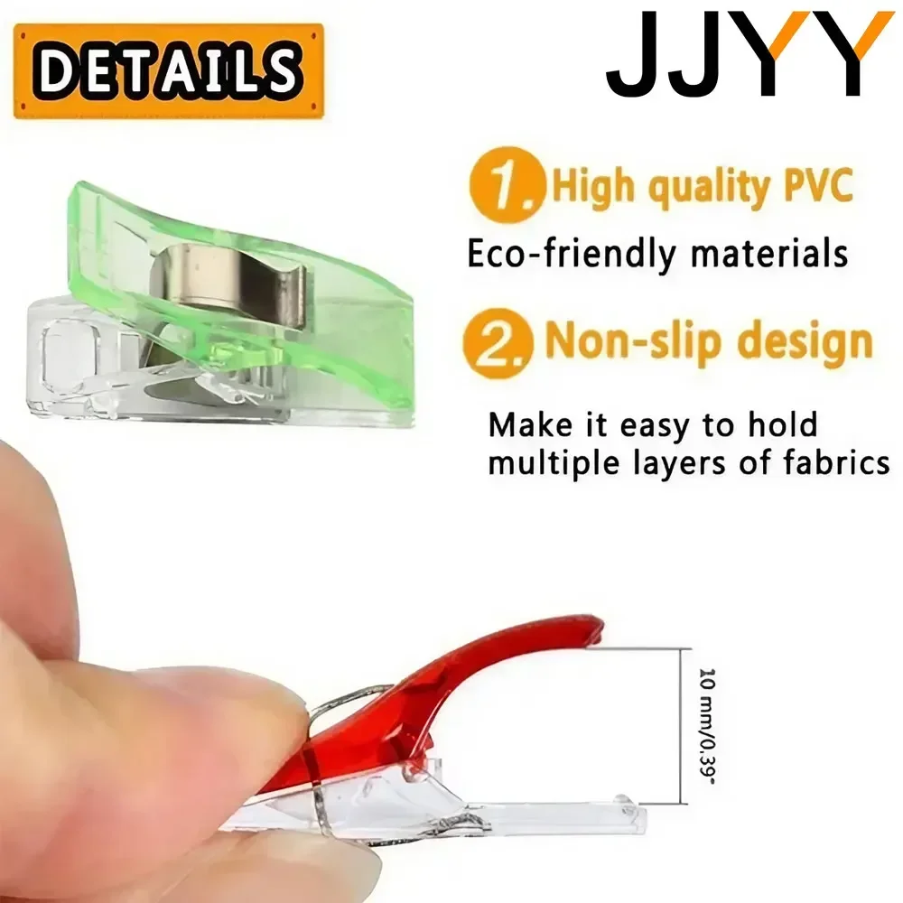 Multicolor Sewing Clips 10 20 50 PCS Ideal for Quilting Sewing Crocheting Crafting Knitting Securely Hold Fabrics