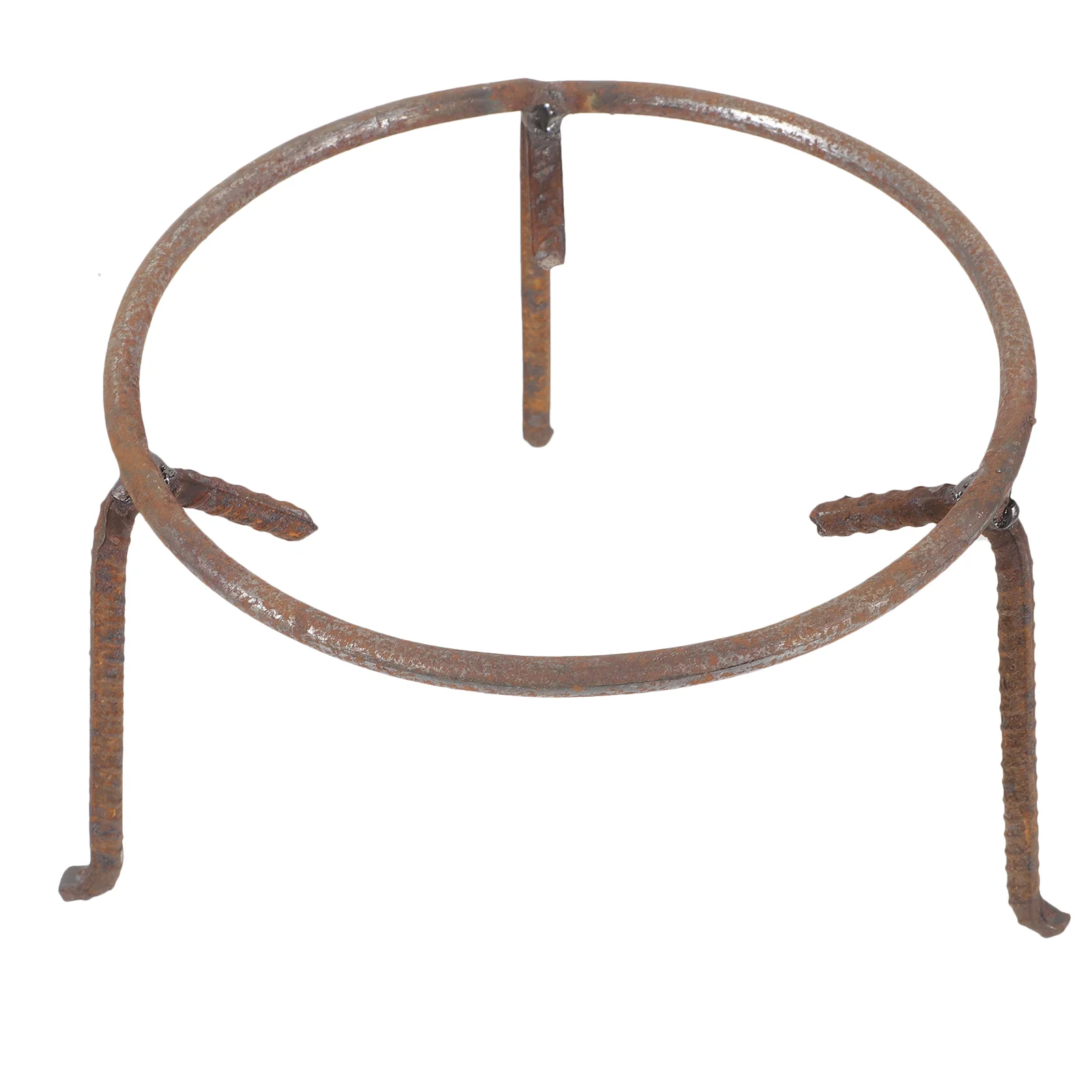 

Camping Pans Outdoor Picnic Firewood Tripod Pot Rack Round Steel Ring Barbecue Stove Brazier Triangle Bracket