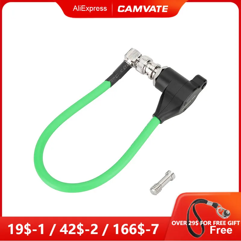 

CAMVATE 12G BNC SDI Protector SDI Anti-current Isolation Cable For ARRI Mini / RED Komodo Cameras (Red/Black/Green/Blue)