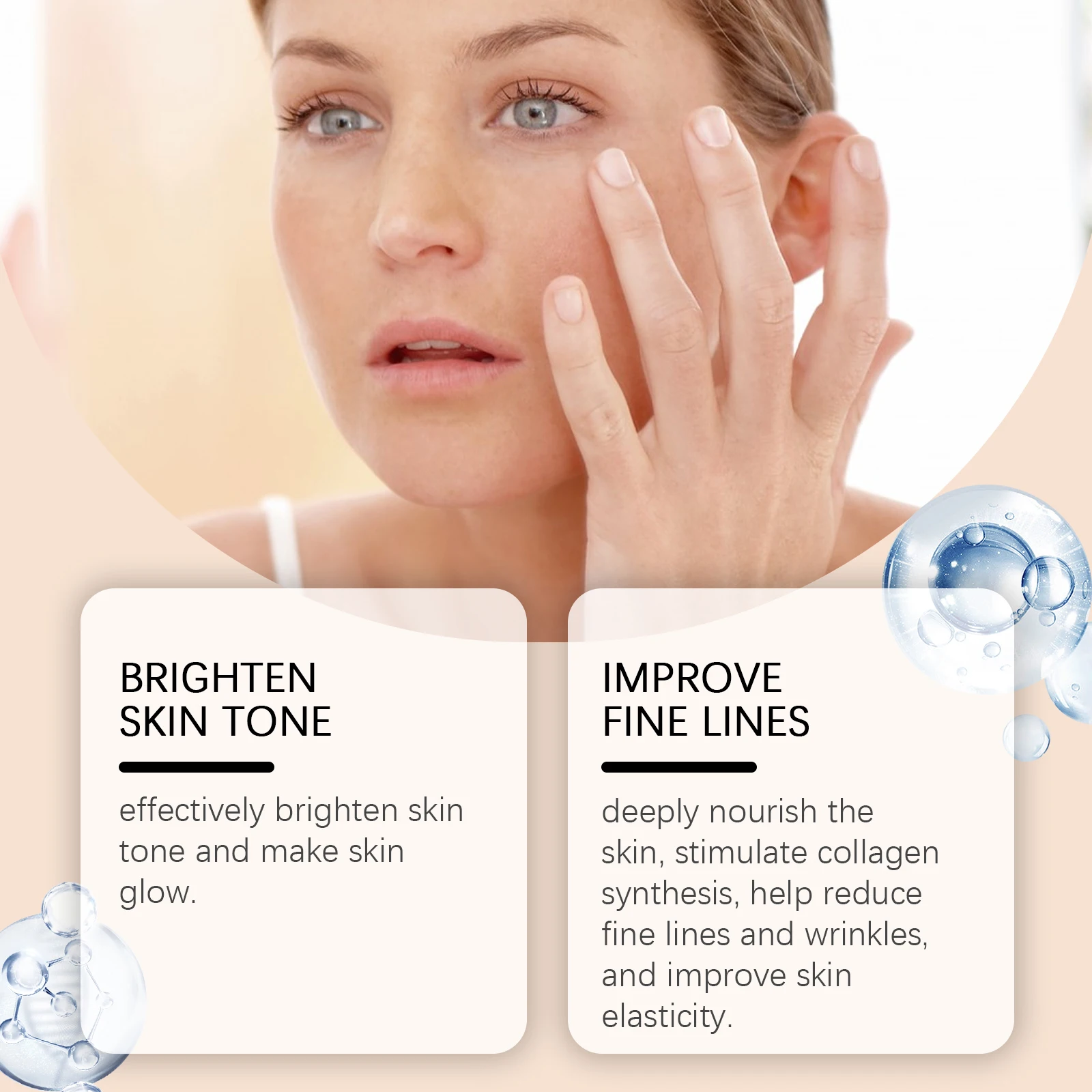 Vitamin C Facial Essence Glutathione Fade Dark Spot Lifting Firming Moisturizing Smoothing Rejuvenating Brighten Skin Care 5