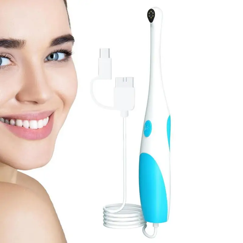 Wireless 3 In1 Visual Intraoral Camera With 6 LED Lights Oral Teeth Examination WIFI Endoscope Dentist Tool Set For IOS Phone