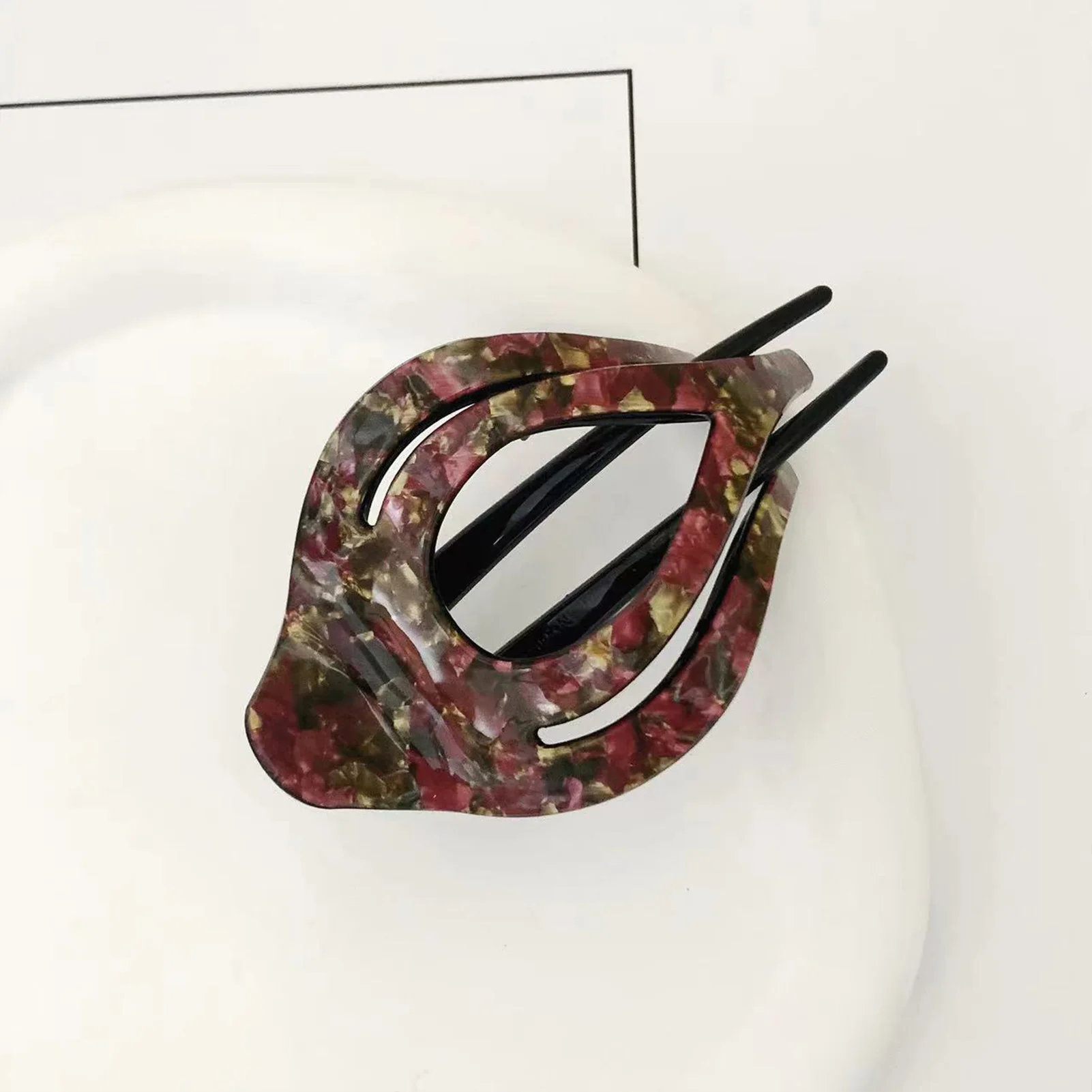 Kristall-Strass-Haarspange mit drei Zinken im Entenschnabel-Design für Damen, elegante koreanische Haaraccessoires für den Alltag, Partys, Hochzeiten, Geschenk. – Detail 7