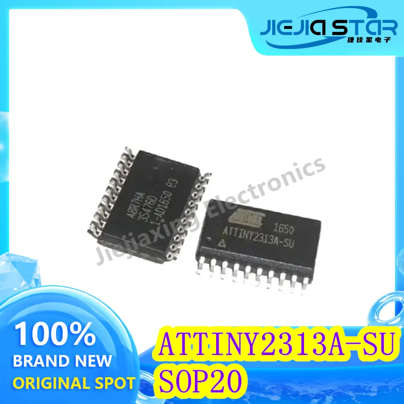 

ATTINY2313A-SU TINY2313A-U 100% brand new imported SOP-20 8-bit microcontroller chip Electronics