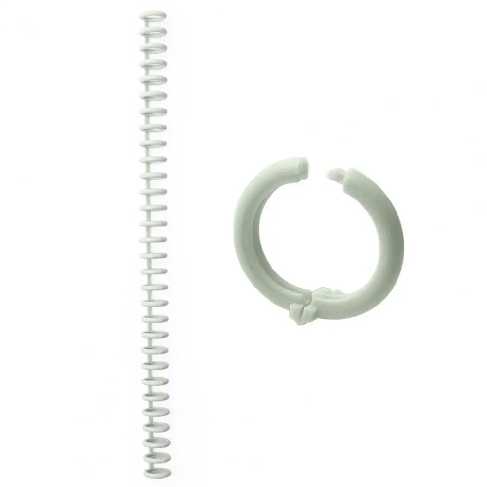 5Pcs  Loose-leaf Binder Ring Delicate Cuttable Loose-leaf Binding Strip Detachable DIY Binding Strip