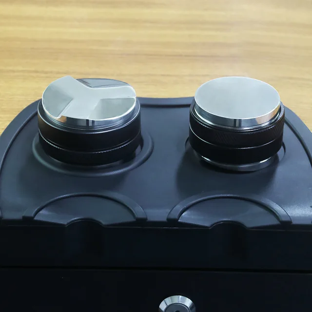 51/53 Mm -Es Kávé -Forgalmazó És Tamper Dual Head Coffee Leveler Csere Rozsdamentes Acél Por Kalapács Kézi Tamperek - Image 4