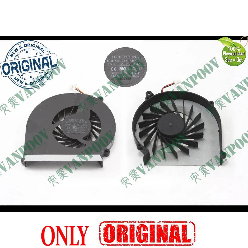Новый охлаждающий вентилятор для ноутбука HP Compaq Presario CQ43 G43 CQ57 G57 430 431 435 436 серии DFS551005M30T FADL Новый охлаждающий вентилятор для ноутбука HP Compaq Presario CQ43 G43 CQ57 G57 430 431 435 436 серии DFS551005M30T FADL