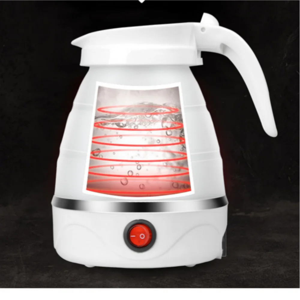 600ML Foldable Electric Travel Kettle Portable Water Boiler 5
