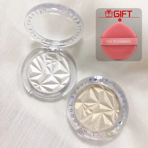 하이라이터 파우더 글리터 파우더 쉬머, 3D 브론저 매트 컨투어 블러시 파우더 메이크업, 얼굴 바디 하이라이트 브론저 메이크업 4
