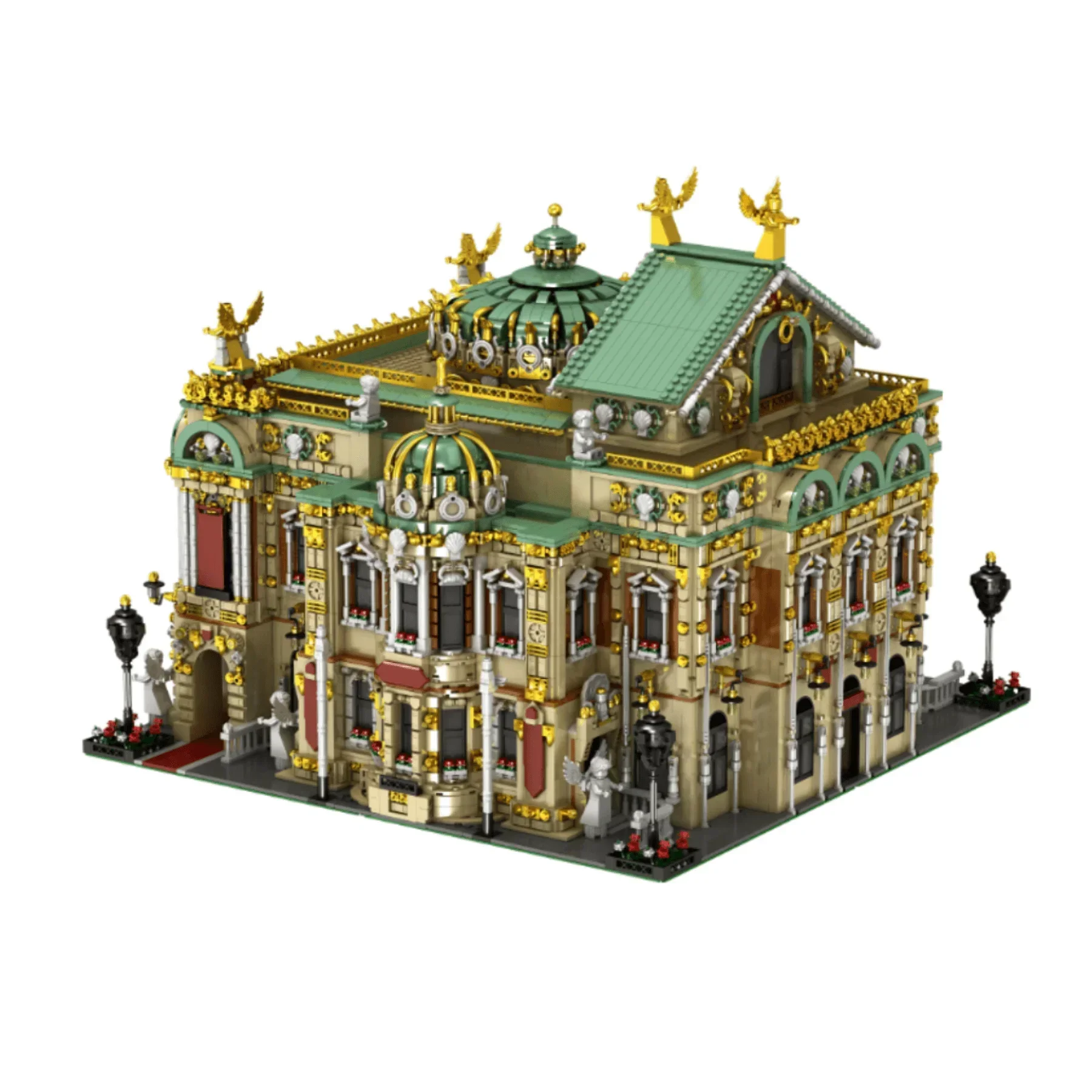 

13000PCS Famous Architecture Royal Opera House City Modular Model Building Blocks Bricks Street View Toys For Adult Gift