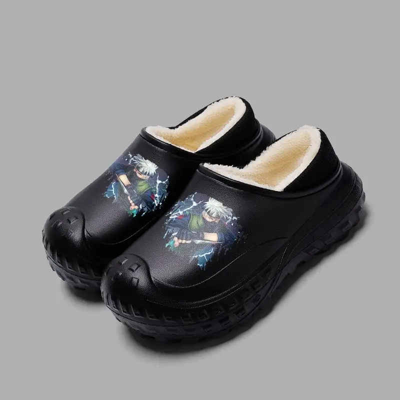 Naruto Neue Winter Paar EVA Rutschfeste Baumwollschuhe Cartoon Anime Student Wasserdichte Reifensohle Schmutzabweisende Baumwollhausschuhe – Detail 15