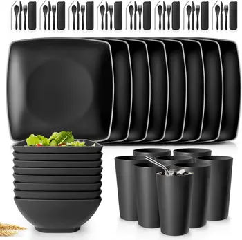 Wheat Straw 56-Piece Dinner Set 1