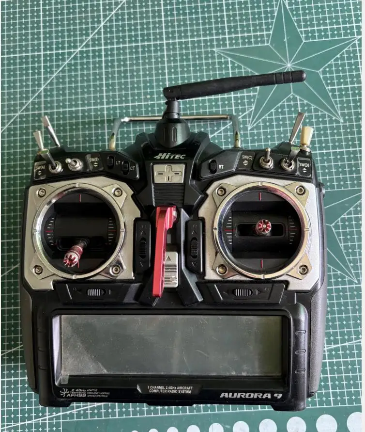 90% new Hitec Aurora 9 2.4GHz Transmitter AFHSS TX without