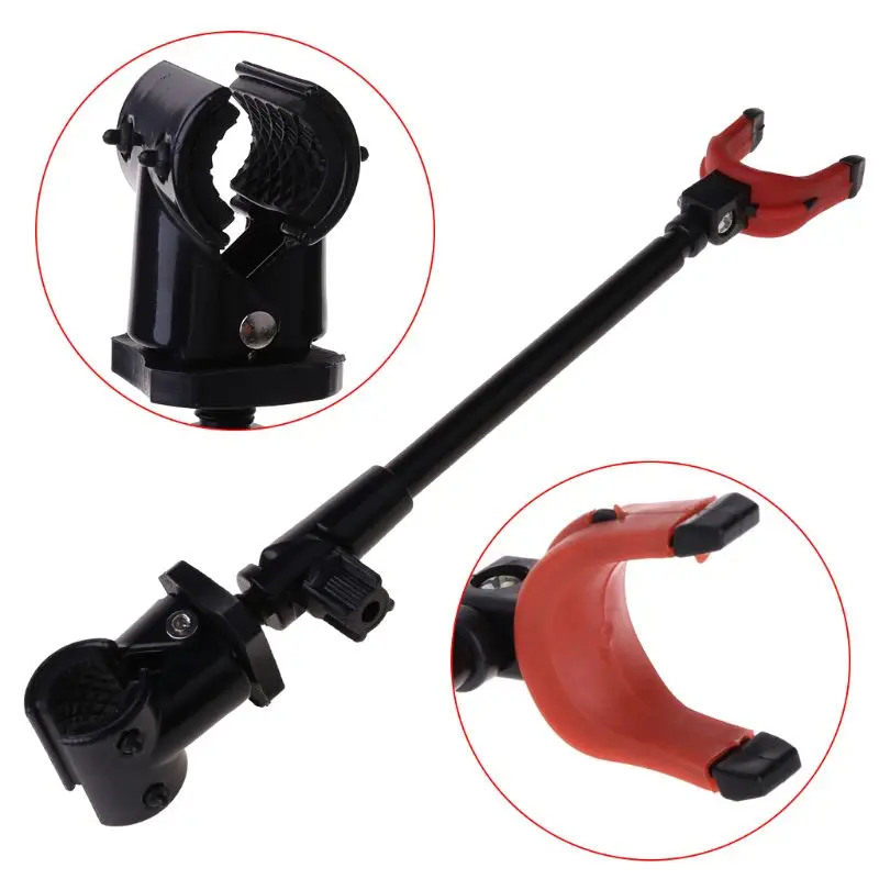 Fishing Rod Holder Extend Stretched Pole Stand Carbon Fiber Telescopic Brackets