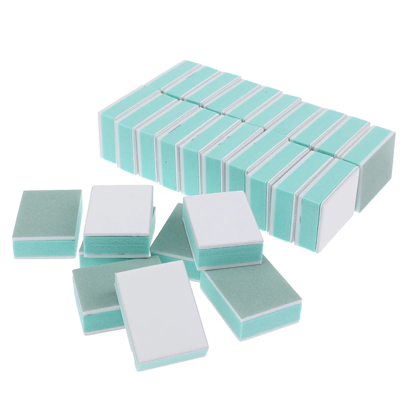 Mini Nail Buffer Block Set - 50 Pcs Shining Polish Tools