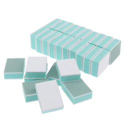 Mini Nail Buffer Block Set - 50 Pcs Shining Polish Tools (Green)
