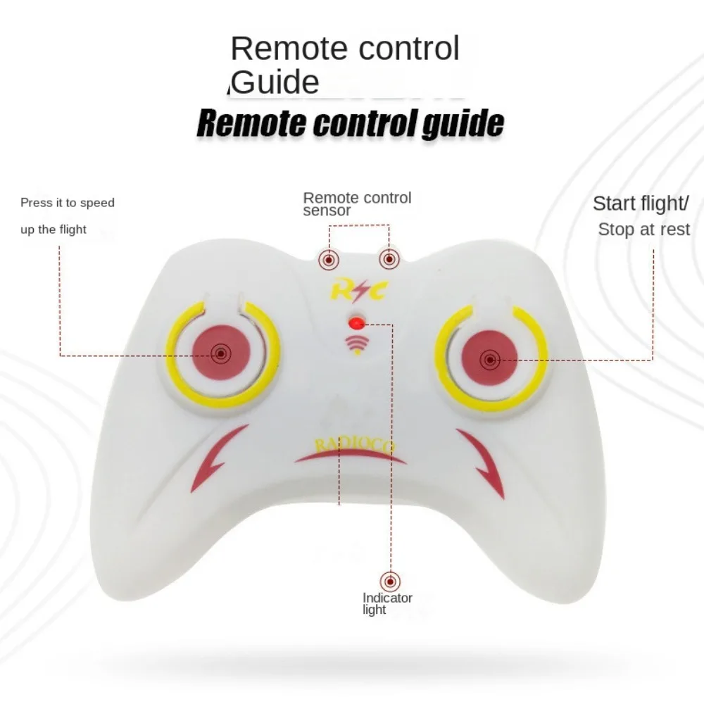 Mini 2 Channel Aerial Vehicle Drone Remote Control Drone Gesture Induction Aircraft Flying Helicopter Flash Children's Toy 2
