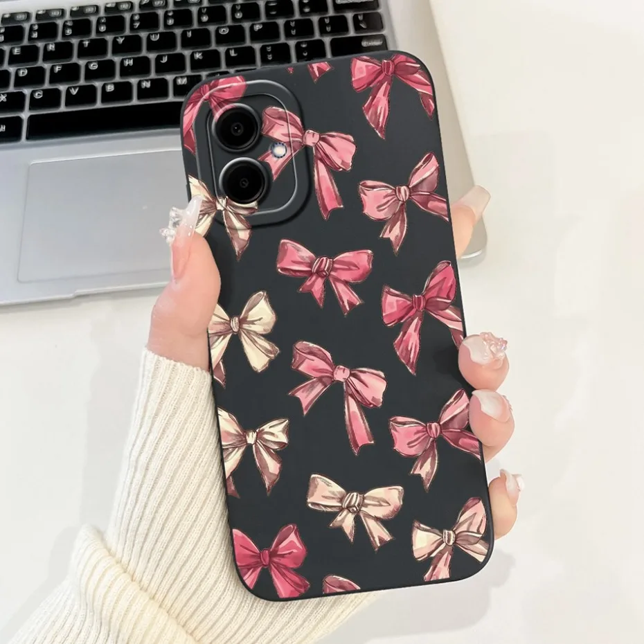 Beautiful Floral Phone Case - Soft Silicone Shockproof Cover with Bumpers