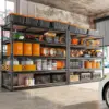 48.2''W Garage Shelving Heavy Duty Storage Shelves 3000LBS Heavy Duty Shelving 72''H Adjustable Metal Shelves 2