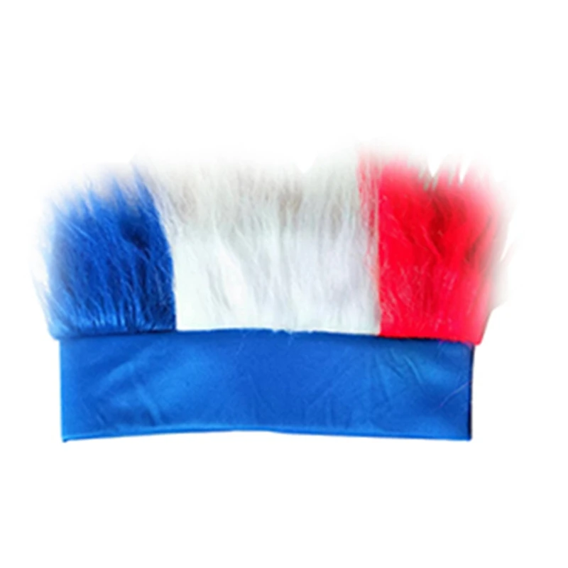 Blue White Red Headgear Universal Match Props For Football Match, Festival Events, Match