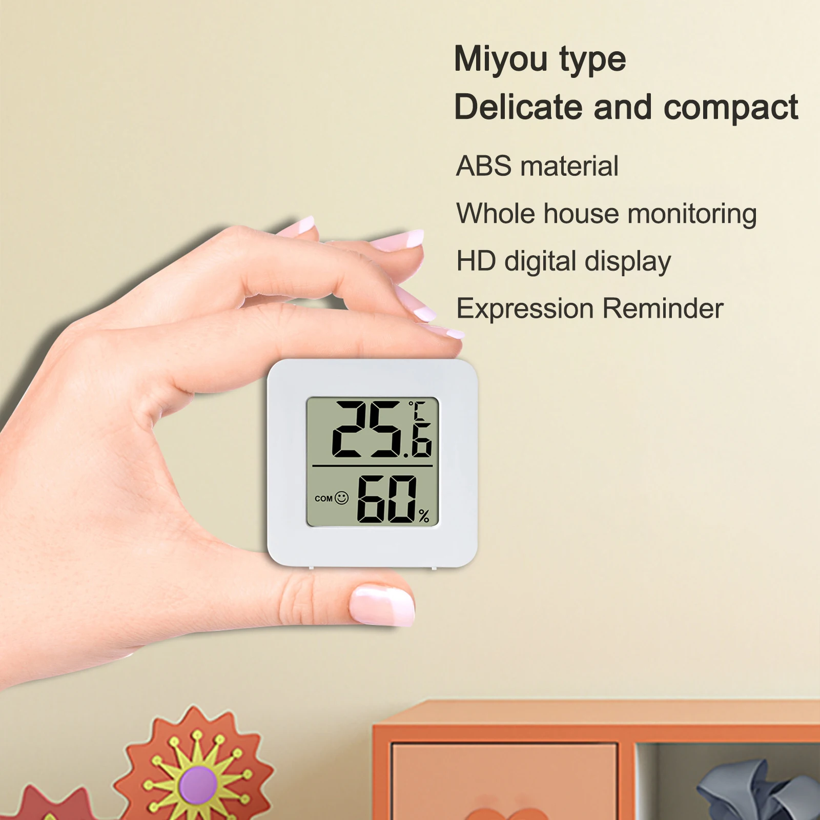 

Indoor Temperature Digital LCD Hygrometer High Precision Sensor Hygrometer Gauge Sensor Temperature For Home Garden