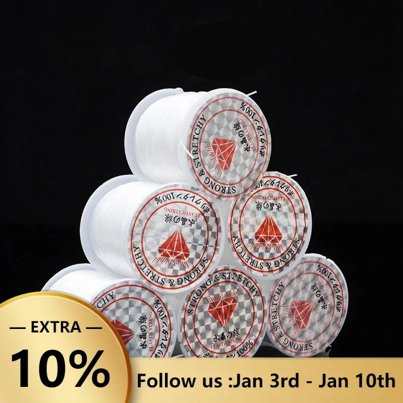 02mm1mmTransparentNonStretchFishingLineWireNylonString