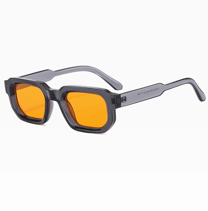 1/4 stücke Mode Kleine Rahmen Quadrat Sonnenbrille Frauen Mode Marke Sonnencreme Bunte Sonnenbrille Weibliche Einfache Stil Brillen – Detail 18