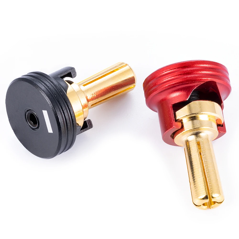 AXSPEED 4.0mm/5.0mm 황동 총알 바나나 플러그 RC 자동차 립 배터리 커넥터 (RC 모델 자동차 용 금속 방열판 포함)