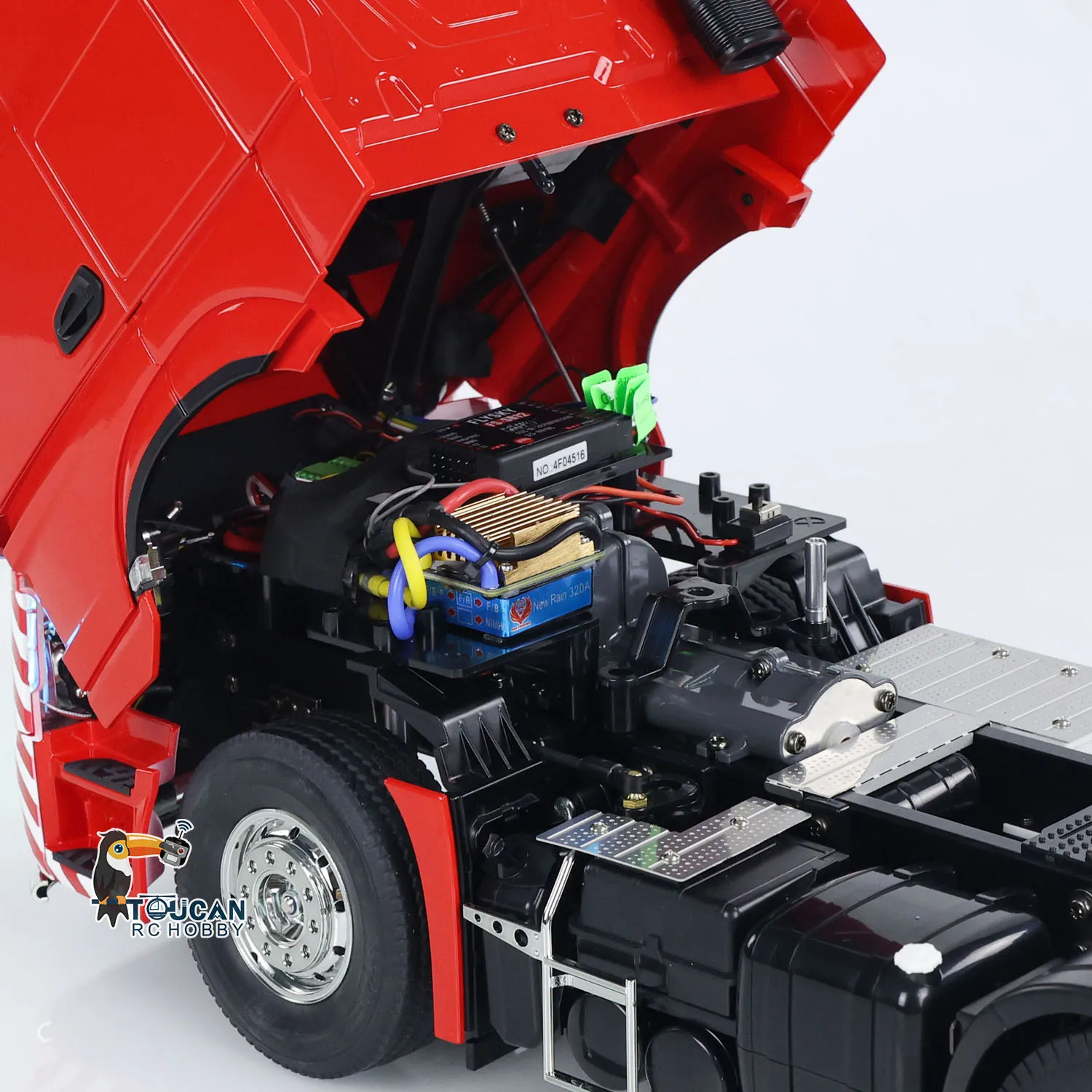 TAMIYAYA 56348 1/14 3363 6x4 RC Tractor Truck RTR Lorry Car With Sound Light System ST8 Radio Battery Charger Toy 4