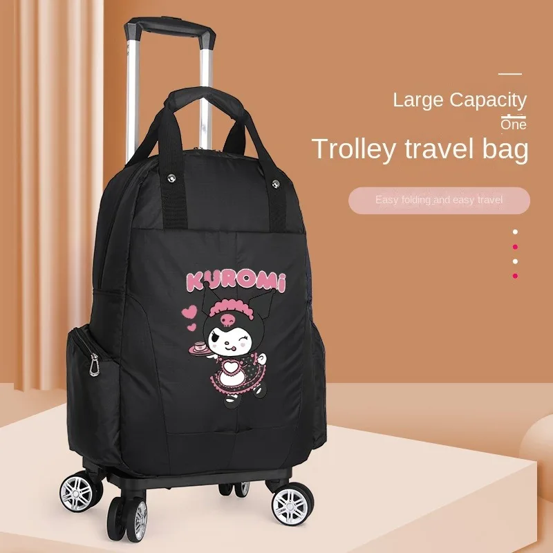 

Новый чемодан Hellokittys Kawaii Cute Sanrio Kuromi портативный дорожный большой емкости мультфильм ручной тележки сумки подарок на день рождения