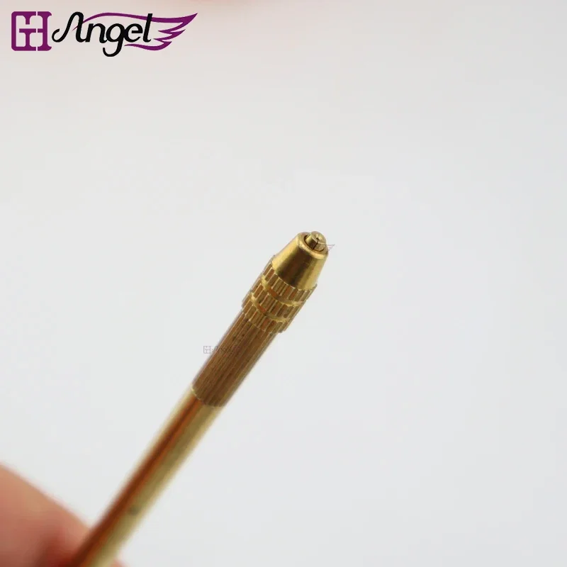4 Size Ventilating Needles(1-1,1-2,2-3,3-4)+1 Brass Holder Make/Making/Repair Lace Wigs Toupee Hairpiece Wig Knotting Hook Sets hair extensions tool lace wig needles