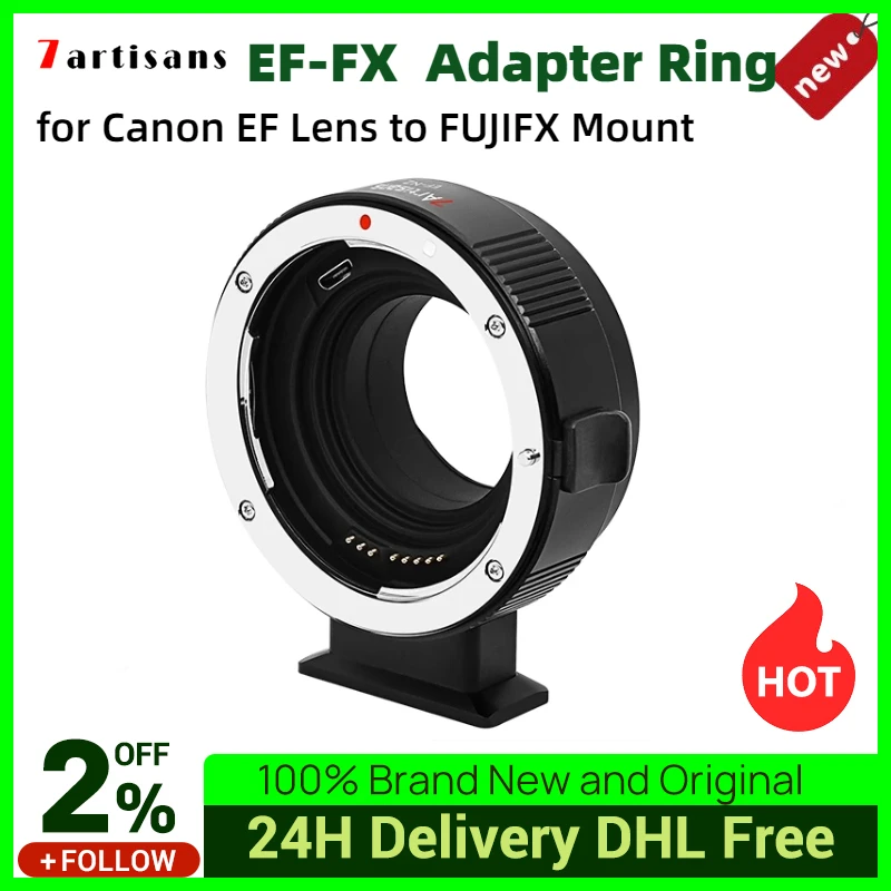 7artisans EF-FX Auto-Focus Mount Adapter for Canon EF Lens to