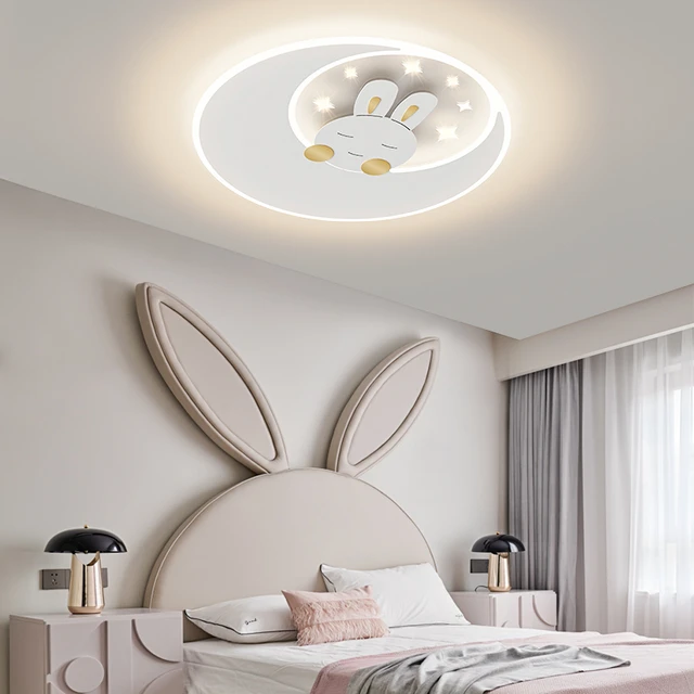 Lampada da soggiorno per bambini lampada da camera da letto per ragazzo  cartone animato astronauta astronauta pianeta protezione per gli occhi  plafoniere lampade da camera Creative - AliExpress