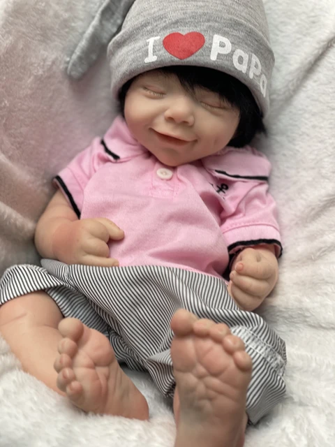 16 Inch April Reborn Doll Bebe Reborn Full Body Soft Solid Silicone Doll  Hand-painting Lifelike Lovely soft Baby For choose - AliExpress