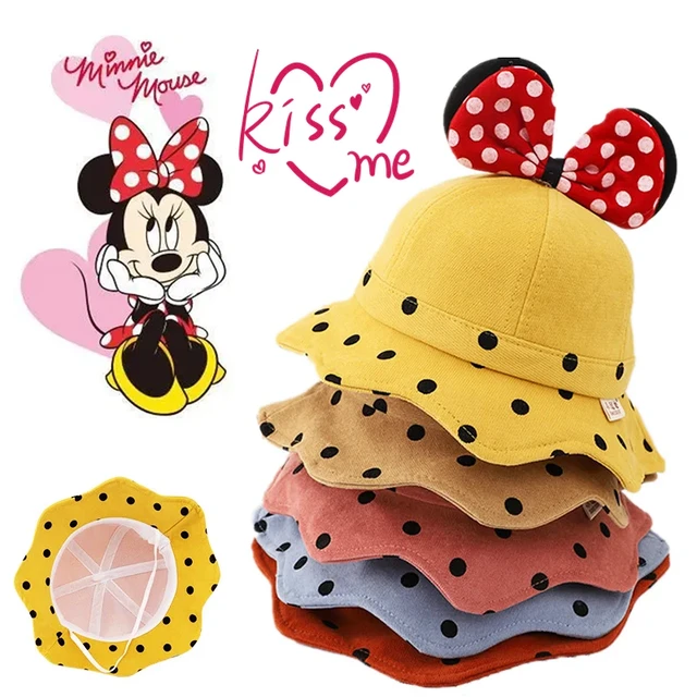 Disney Mickey Mouse Kid Bucket Hat Panama Fishing Hat Girl